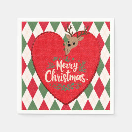 Guardanapo De Papel Merry Christmas Paper Napkin