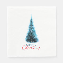 Guardanapo De Papel Merry Christmas pine tree