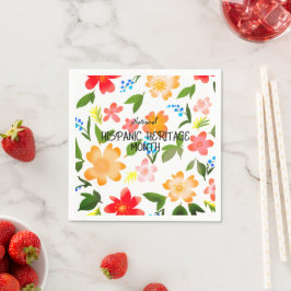 Guardanapo De Papel MÊS DO PATRIMÔNIO HISPÂNICO Nacional