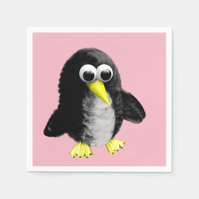Guardanapo De Papel Meu amigo, o pinguim (Frente)
