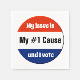 Guardanapo De Papel Meu Eleitor Eleitoral