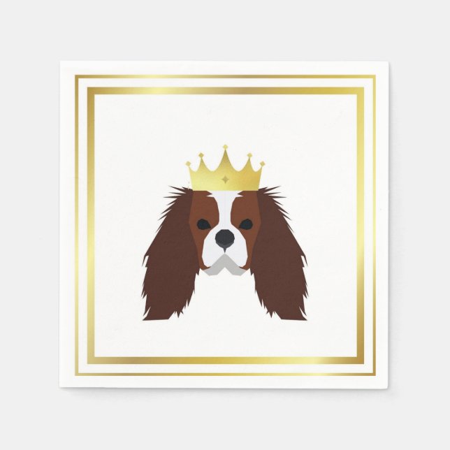 GUARDANAPO DE PAPEL MEU MELHOR AMIGO COLETIVO: "QUEENY" (Frente)