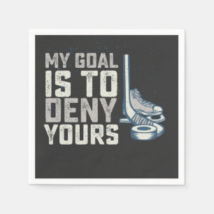 Guardanapo De Papel Meu Objetivo É Negar Sua Vintagem De Hóquei