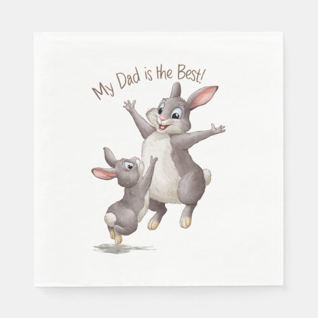 Guardanapo De Papel Meu Pai É O Melhor (Frente)