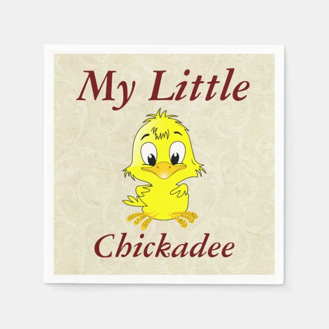 Guardanapo De Papel Meu Pequeno Papel De Frango (Frente)