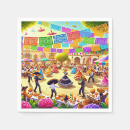 Guardanapo De Papel mexicano Fiesta