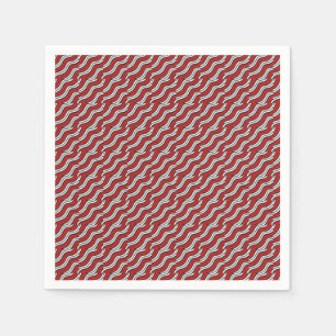 Guardanapo De Papel Mikitez redwhite candycane Christpadrão