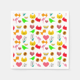 Guardanapo De Papel Mikitiez origami cancer joia de verão