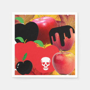 Guardanapo De Papel Mikitiez red skull, tóxica para a maçã vegan, verã