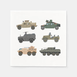 Guardanapo De Papel Military Paper Napkins
