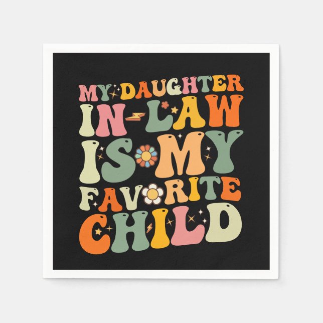 Guardanapo De Papel Minha Filha De Direito É Minha Filha Favorita De G (Frente)