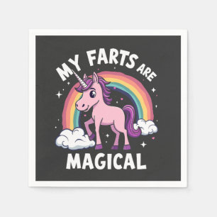 Guardanapo De Papel Minhas Farinhas São Magicas, Engraçadas, Unicórnio
