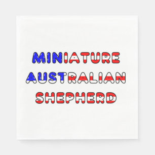 Guardanapo De Papel mini aussie usa-flag em nome