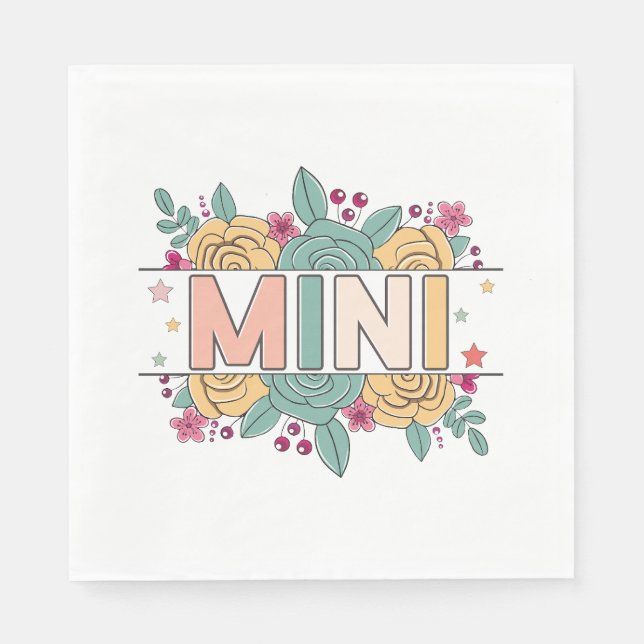 Guardanapo De Papel Mini Flor (Frente)
