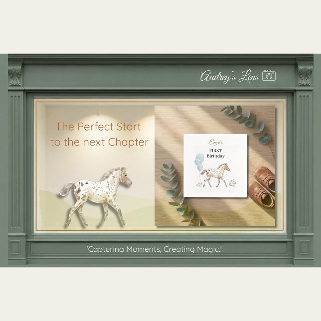 Guardanapo De Papel Miniature Horse Birthday Napkins (Criador carregado)
