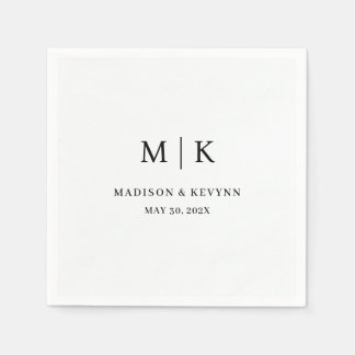 Guardanapo De Papel Minimal and Chic | Wedding Napkins