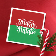 Minimalista Buon Natale italiano Feliz Natal