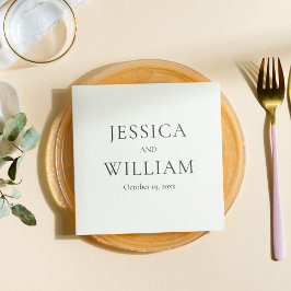 Guardanapo De Papel Minimalista E Elegante