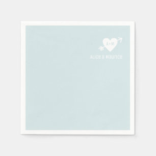 Guardanapo De Papel Minimalista Moderno Simples Elegante Cocktail Azul