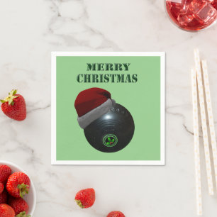 Guardanapo De Papel "Minimalistas Bowls Feliz Natal"