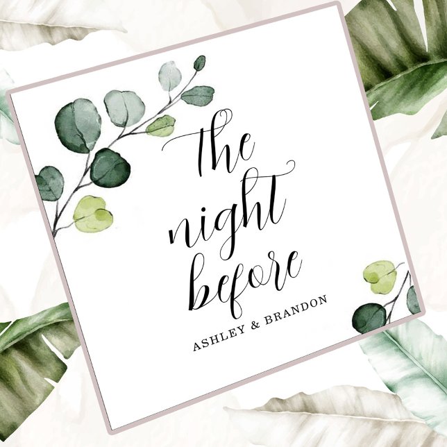 Guardanapo De Papel Mínimo A Noite Antes de Napkins (Criador carregado)