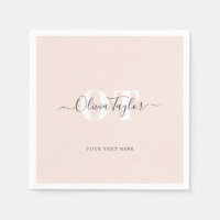 Mínimo de Lâmpada de Script Moderno Monograma Pers