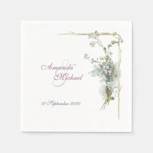Guardanapo De Papel Miosótis que wedding o design