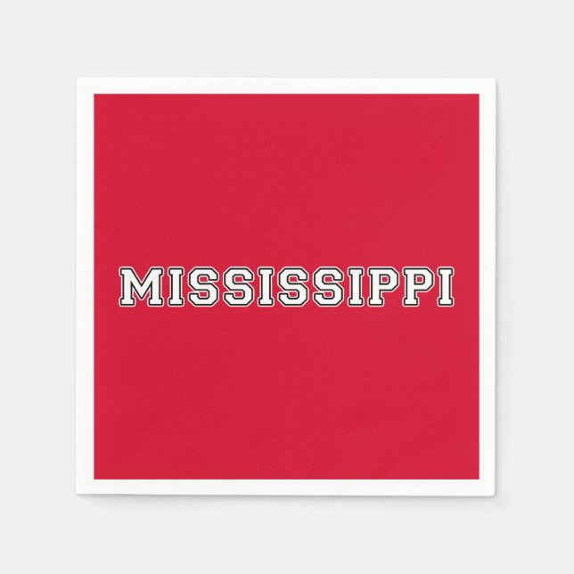 Guardanapo De Papel Mississippi (Frente)