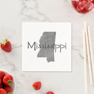 Guardanapo De Papel Mississippi Paper Party Napkins
