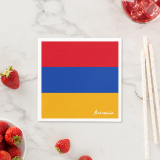 Guardanapo De Papel Moda da Armênia e Armênio do partido Bandeira/adep