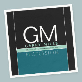 Guardanapo De Papel Modelo de negócios moderno | Todas as cores person