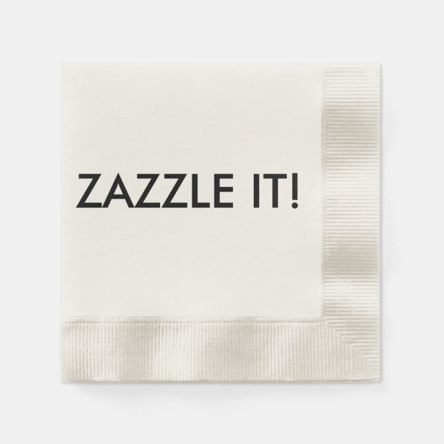 Guardanapo De Papel Modelo de Vazio Personalizado de Nápoles para Pape (Frente)