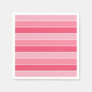 Guardanapo De Papel Modelo personalizado rosa vermelho branco listrado