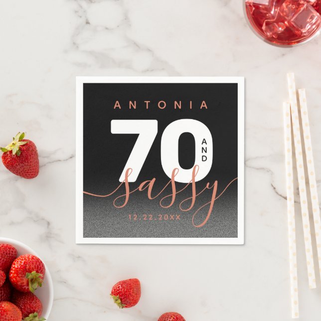 Guardanapo De Papel Modern Girly Copper 70 e Sassy (Insitu)