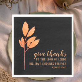 Guardanapo De Papel Modern Peach Dourada Watercolor Dá Escritura aos O