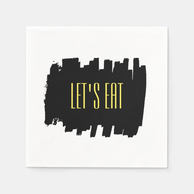 Guardanapo De Papel Moderna 16ª festa de aniversário Napkins (Frente)