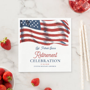 Guardanapo De Papel Moderna bandeira Americana 4º de julho Reforma do 