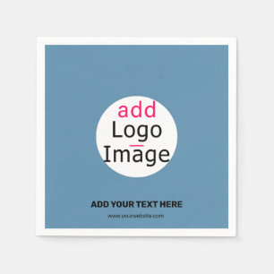 Guardanapo De Papel Moderno adicione seu logotipo Promo personalizável
