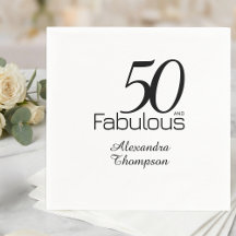 Moderno Cinquenta e Fabuloso Aniversário de 50 Ano