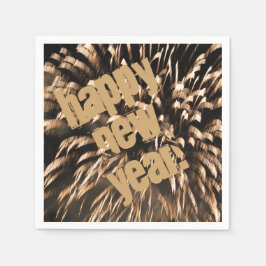 Guardanapo De Papel Moderno do Partido véspera de ano novo