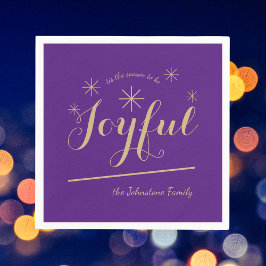 Guardanapo De Papel Moderno é a estação para ser alegre