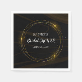 Guardanapo De Papel Moderno Elegante Leve de Ouro Quic