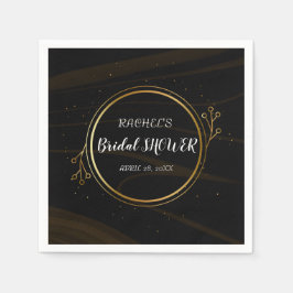 Guardanapo De Papel Moderno Elegante Leve de Ouro Quic