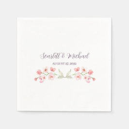 Guardanapo De Papel Moderno Elegante Terrestre Floral