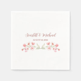 Guardanapo De Papel Moderno Elegante Terrestre Floral