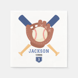 Guardanapo De Papel Moderno Minimalista Béisbol Preparar o Batedor Ani