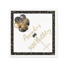 Moderno negro Dourado brilha qualquer dia de anive