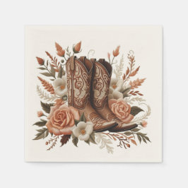 Guardanapo De Papel Moderno País Elegante - Flores Ocidentais