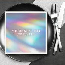 Moderno Pastel Rainbow Mermaid Unicorn Holographic