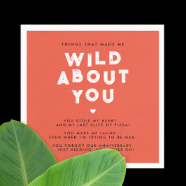 Guardanapo De Papel Moderno Simples Eu Te Amo A Tipografia Vermelha E